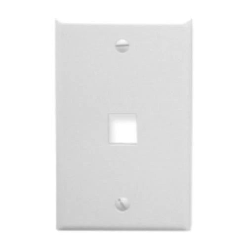IC107LF1WH - ICC Single Gang Faceplate
