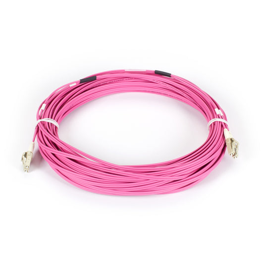 OM4 50/125 MULTIMODE FIBER OPTIC PATCH CABLE - 10/40/100G, LSZH, LC TO LC, ERIKA