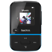 SANDISK MP3 PLAYER, SDMX30-016G-G46B, CLIP SPORT GO,  BLUE,  GLOBALCLIP SPORT GO