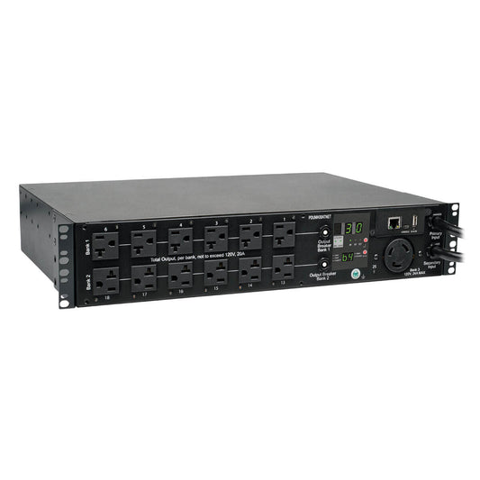 Tripp Lite PDUMH30ATNET power distribution unit (PDU) 25 AC outlet(s) 2U Black