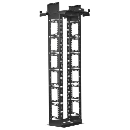 45U SMARTRACK 2-POST OPEN FRAME DEEP HEAVY DUTY RACK, 2000 LBS (907.2 KGS) CAPAC