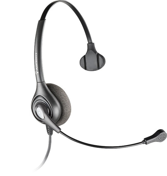 POLY SupraPlus Monaural SDS 2490 Headset Wired Head-band Office/Call center Gray