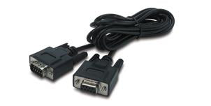 SERIAL CABLE - 9 PIN D-SUB (DB-9) - MALE - 9 PIN D-SUB (DB-9) - FEMALE