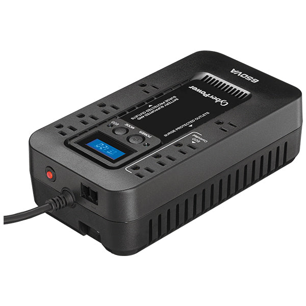 CyberPower EC650LCD uninterruptible power supply (UPS) Standby (Offline) 0.65 kVA 390 W 8 AC outlet(s)