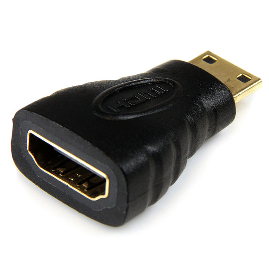 MINI HDMI TO HDMI ADAPTER; 4K 30HZ/FULL HD 1080P/10.2 GBPS BANDWIDTH/8CH AUDIO/H