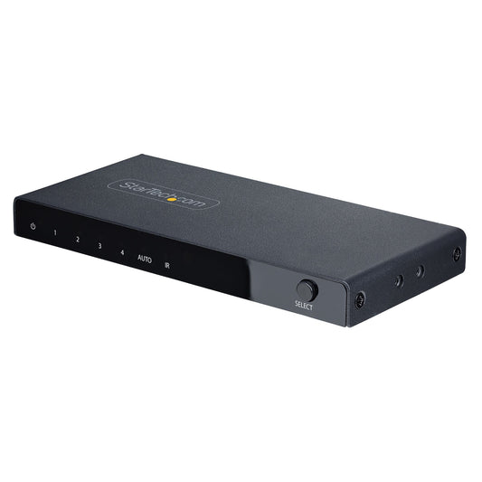 4-PORT 8K HDMI 2.1 SWITCH CONNECTS 4X HDMI SOURCES TO AN HDMI DISPLAY OF UP TO 8