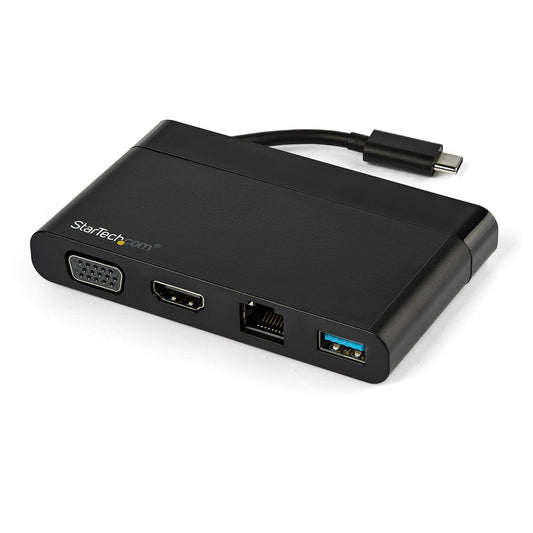 StarTech.com DKT30CHVCM notebook dock/port replicator Wired USB 3.2 Gen 1 (3.1 Gen 1) Type-C Black