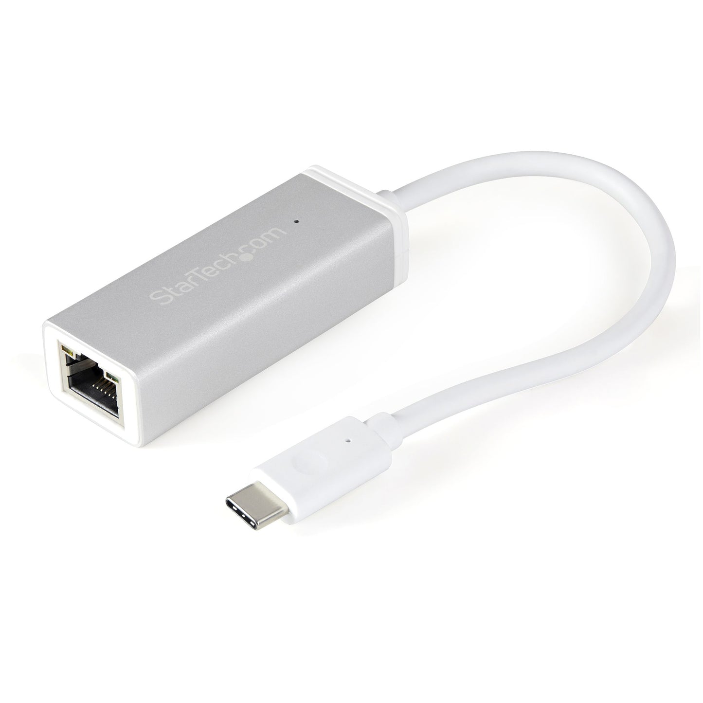 USE THIS SLEEK ALUMINUM CONVERTER TO ADD A GB ETHERNET PORT TO A MACBOOK, CHROME