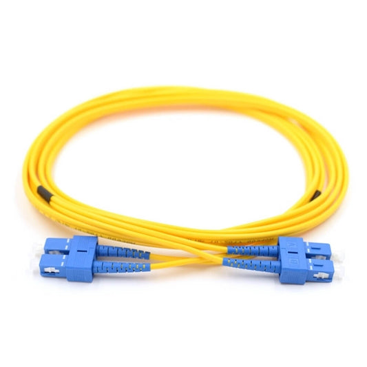 C2G 15m USA SC/SC Duplex 9/125 Single-Mode fiber optic cable 590.6" (15 m) Yellow