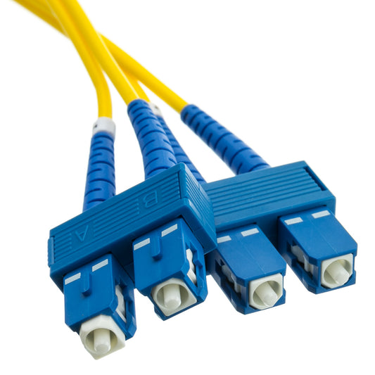 C2G 30m SC/SC LSZH Duplex 9/125 Single-Mode fiber optic cable 1181.1" (30 m) Yellow