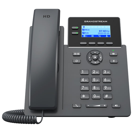 GRP2602W - Grandstream Networks ESSENTIAL 2-LINE MODEL ZERO-TOUCH PROVISIONING FOR MASS DEPLOYMENT