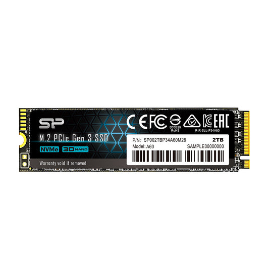 Silicon Power P34A60 M.2 2000 GB PCI Express 3.0 3D NAND NVMe