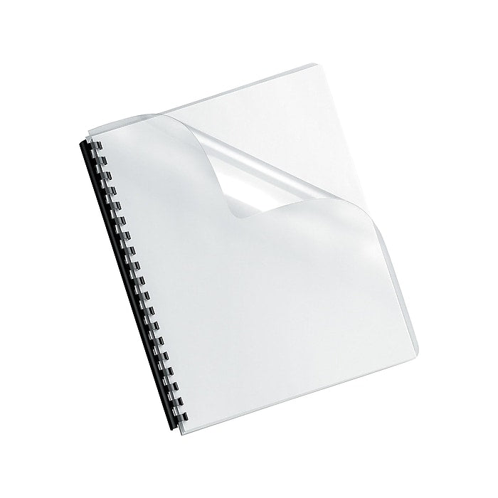 5293401 - Fellowes BINDING COVER CLEAR PRE-PUNCH OVR SIZE