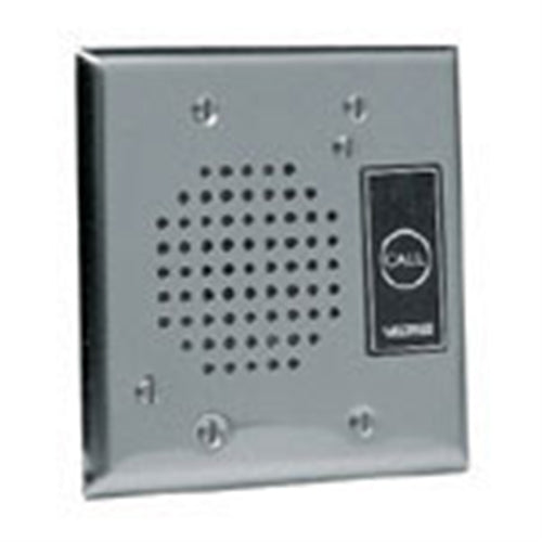 V-1072B-ST - Valcom FLUSH MOUNT DOORPLATE SPEAKER, STAINLE