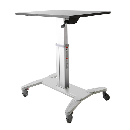 STSCART - StarTech Mobile Sit/Stand Workstation & Silver