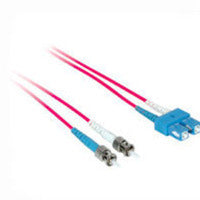 C2G 10m SC/ST Plenum-Rated Duplex 50/125 Multimode Fiber Patch Cable fiber optic cable 393.7" (10 m) Red