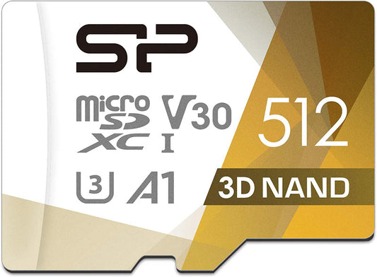 Silicon Power SU512GBSTXDU3V20AF memory card 512 GB MicroSDXC UHS-I Class 3