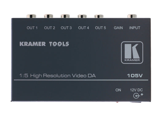 105V - Kramer Electronics 1:5 COMPOSITE DISTRIBUTION AMPLIFIER