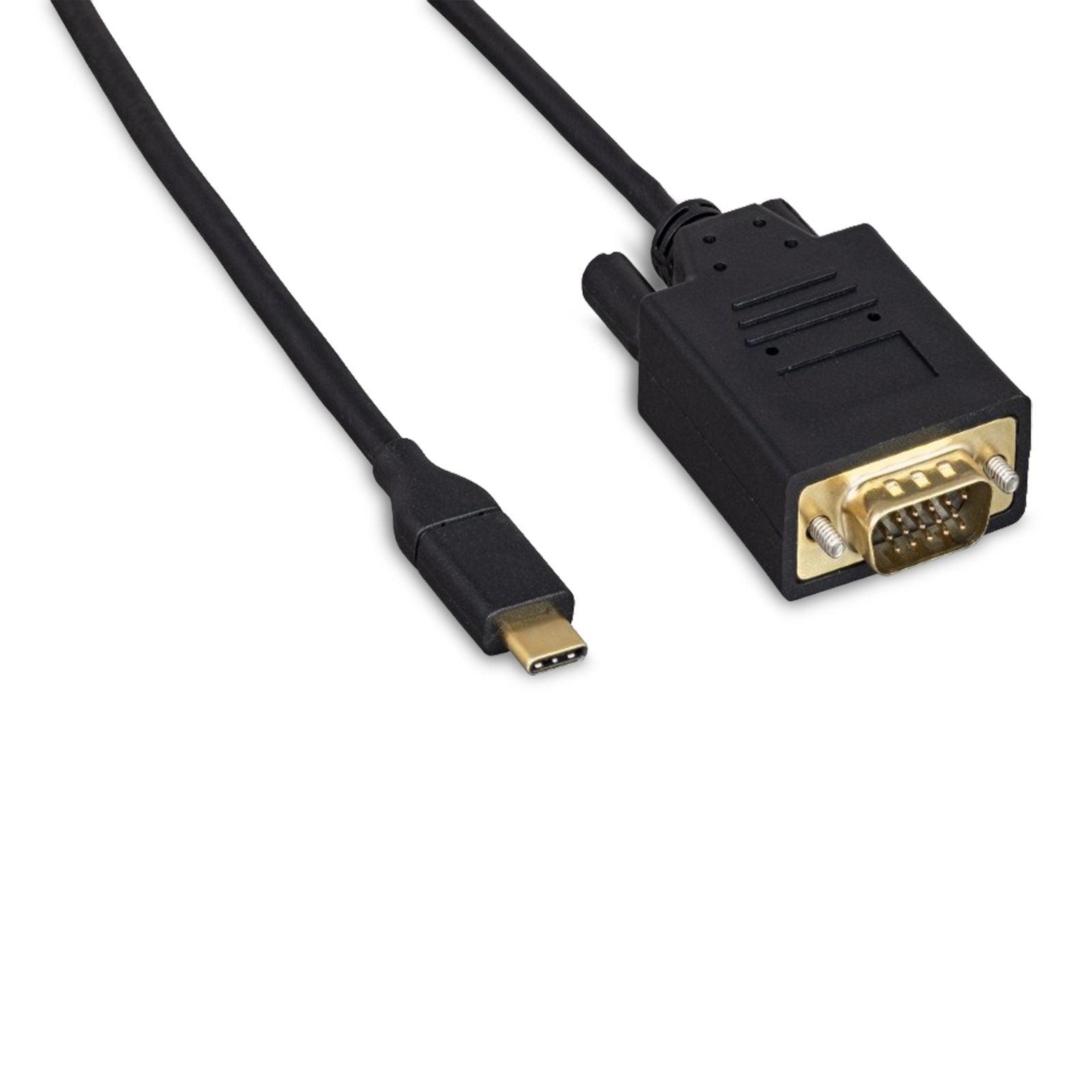 USB3.1CM-VGA-6F - eNet Components ENET USB 3.1C MALE TO VGA MALE CABLE BLACK CABLE 6FT LIFETIME WARRANTY