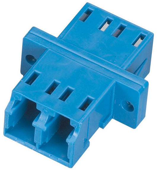 FOT123 - Black Box FIBER OPTIC COUPLING - MULTIMODE, DUPLEX, BRONZE SLEEVE, PLASTIC FLANGE, RECTANG