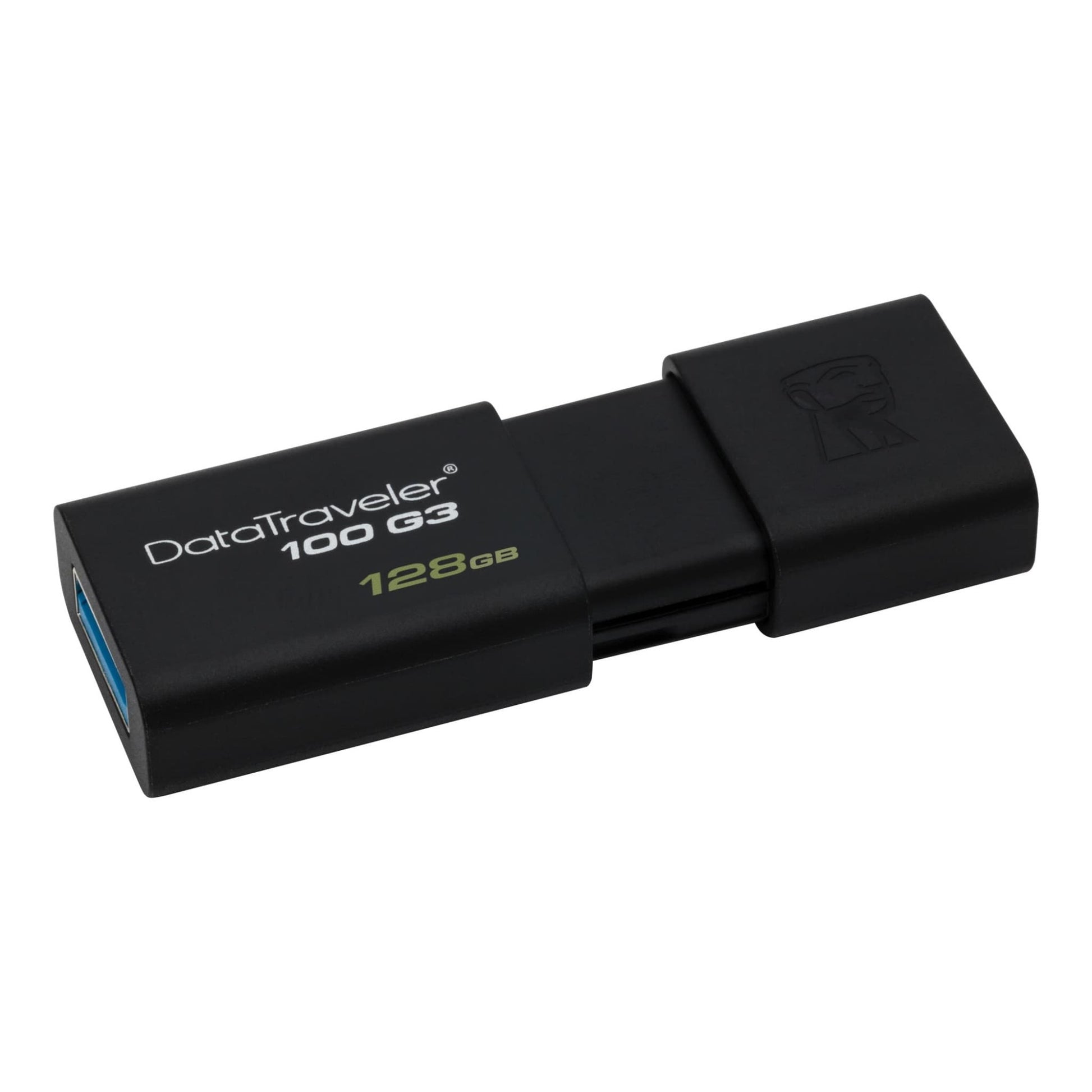 Kingston Technology DataTraveler 100 G3 Co-logo USB flash drive 128 GB USB Type-A 3.2 Gen 1 (3.1 Gen 1) Black