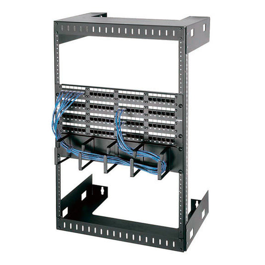 WALLMOUNT RACK - 15U, M5 SQUARE HOLES, 150-LB. CAPACITY, GSA, TAA