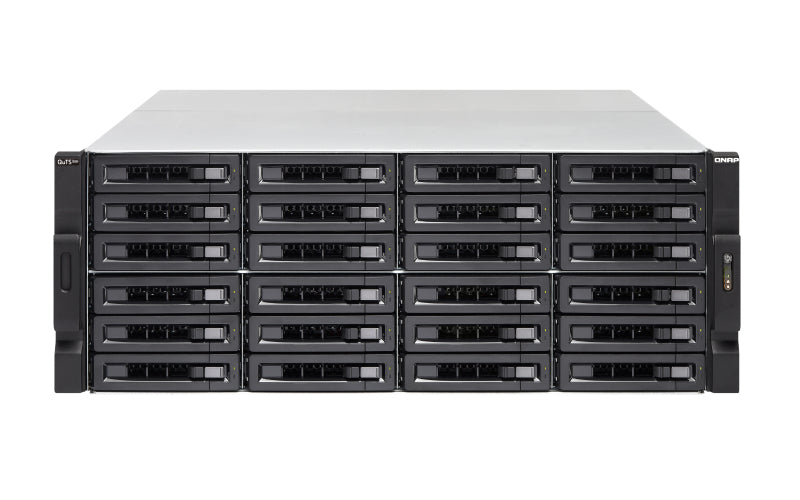 QNAP TS-h2483XU-RP NAS Rack (4U) Ethernet LAN Black E-2136