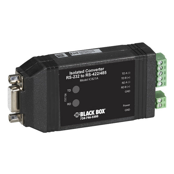 ASYNC RS232 TO RS422/485 INTERFACE CONVERTER - DB9 TO TERMINAL BLOCK ...