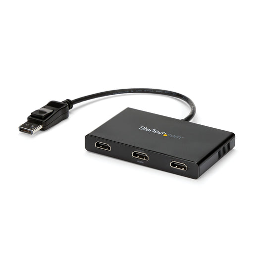 3-PORT DISPLAYPORT TO HDMI MULTI-MONITOR ADAPTER DRIVES 3X 1080P 60HZ OR 2X 4K 3