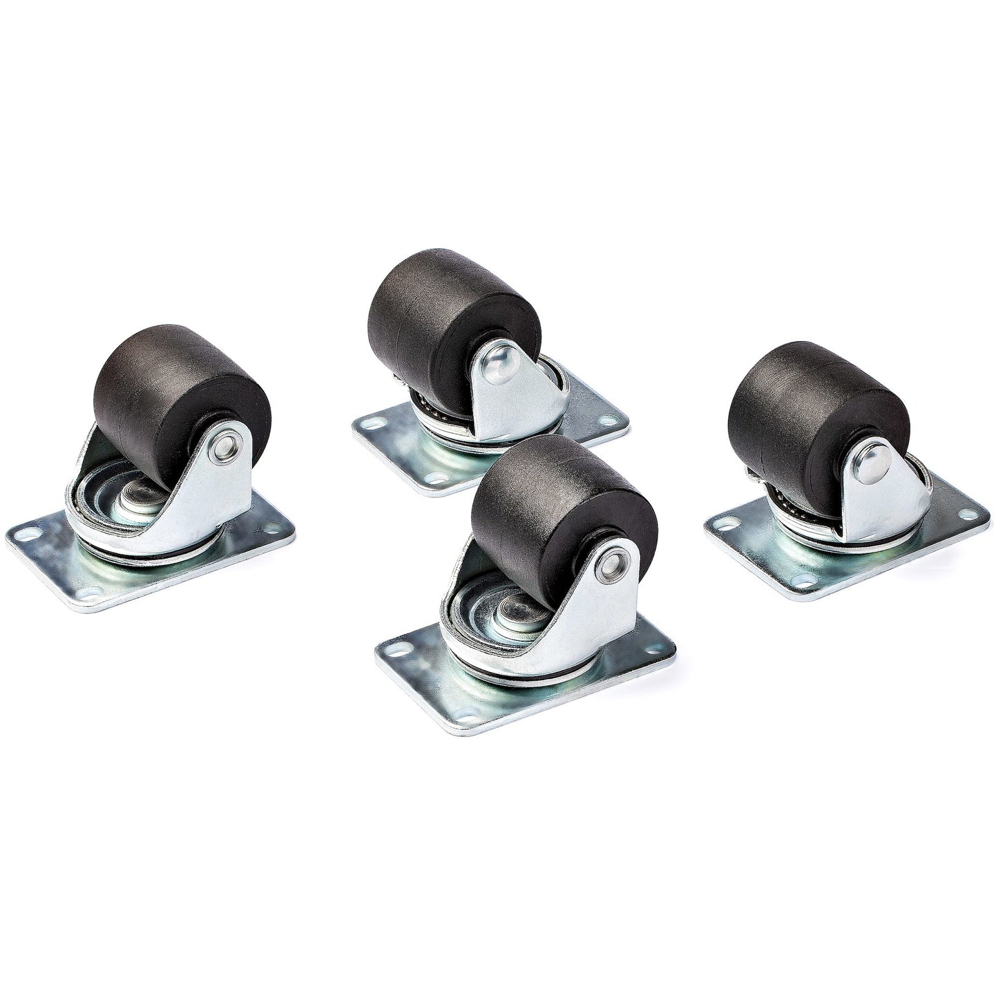 SET OF 4 REPLACEMENT CASTERS (M6 2-INCH) FOR SERVER RACK - BOLT PATTERN: 45 X 75