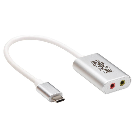 U437-002 - Tripp Lite USB C TO 3.5MM STERO AUDIO ADAPTER FOR MICROPHONE HEADPHONES