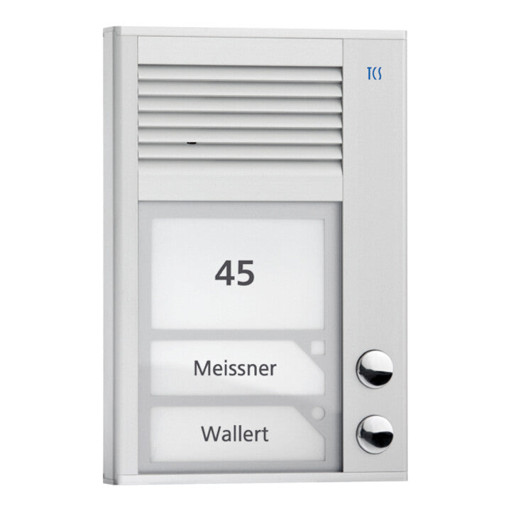 PAK02-EN - TCS PAK 2-Button Audio Front Door Station