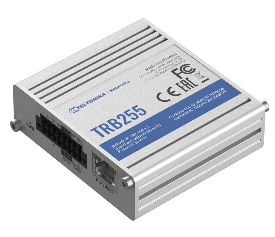 TRB255000000 - Teltonika TRB255 Industrial LTE Cat M1/NB-IoT Gateway