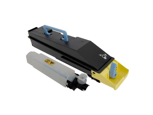 TK857Y - KYOCERA TK-857Y YELLOW TONER CARTRIDGE AND 1 WASTE CONTAINER FOR USE IN TASKALFA