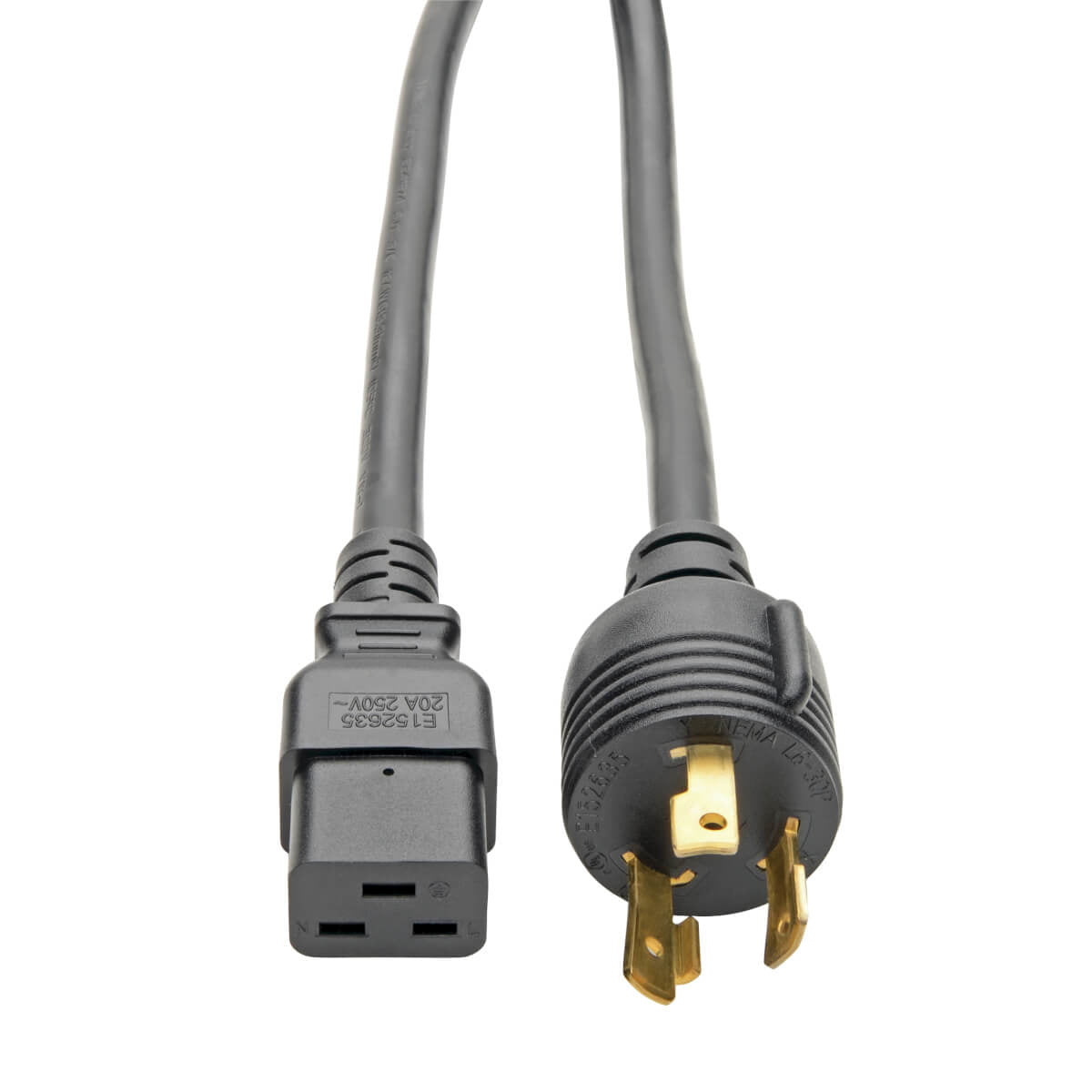 Tripp Lite P040-012-P30 power cable Black 145.7" (3.7 m) NEMA L6-30P C19 coupler