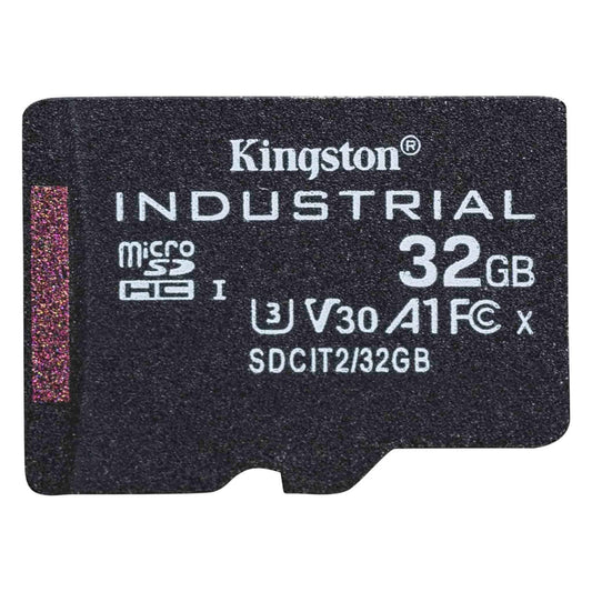 32GB MICROSDHC INDUSTRIAL C10 A1 PSLC CARD SINGLE PACK W/O ADAPTER