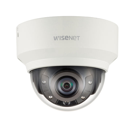 XND-8020R - Hanwha WISENET X POWERED BY WISENET 5 NETWORK IR INDOOR VANDAL DOME CAMERA, 5MP @30FPS