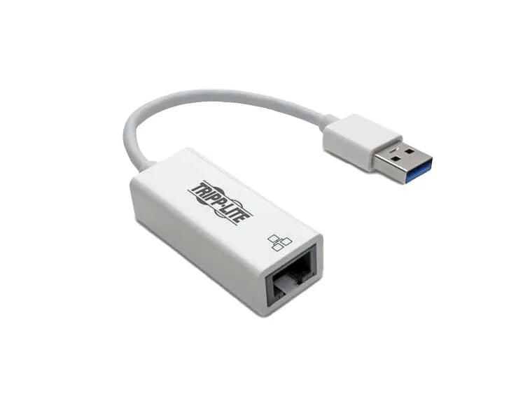 U336-000-GBW - Tripp Lite USB 3.0 SUPERSPEED TO GIGABIT ETHERNET NIC NETWORK ADAPTER, 10/100/1000 MBPS, WH