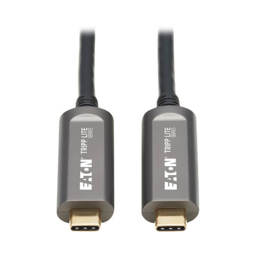 U420F15MD3 - Tripp Lite USB-C Plenum-Rated Fiber AOC Cable M/M 49ft