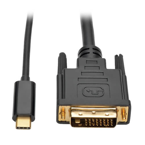 U444006V - Tripp Lite USB-C to VGA Active Adapter Cable M/M 6ft