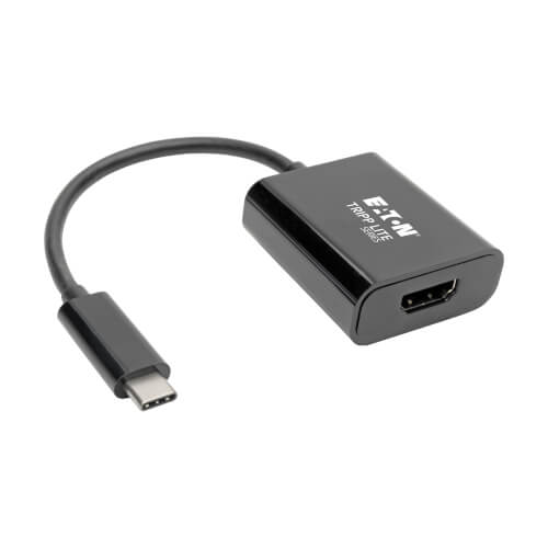 U44406NHDBAM - Tripp Lite USB C to HDMI Adapter Converter M/F 4K USB Type C to HDMI