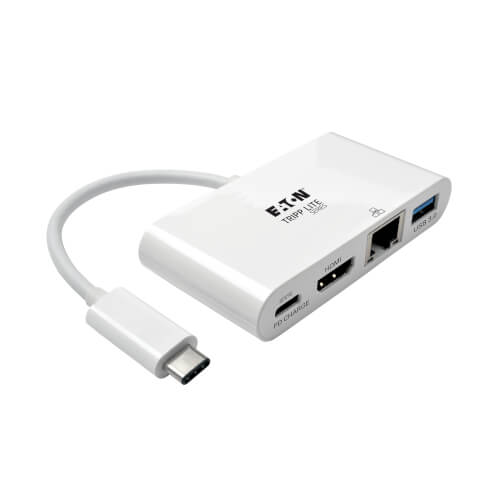 U444-06N-HDV4K  - Tripp Lite USB C to HDMI DVI VGA Adapter