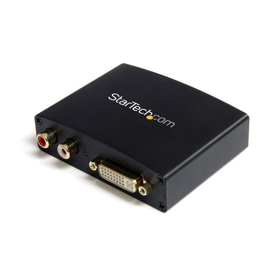 CONNECT A DVI-D SOURCE DEVICE WITH RCA AUDIO TO AN HDMI MONITOR/TELEVISION - DIS