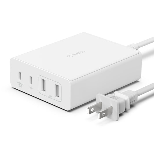 108W USB-C CHARGER,GAN,4-PORT,WHT,2M CORD