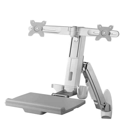 AMR2AWS - Amer Networks AMER DUAL MONITOR WALL MOUNT SYSTEM. MOUNT A KEYBOARD 2 MONITORS AND MOUSE
