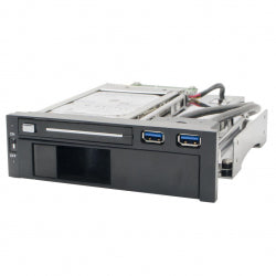 SY-MRA55006 - SYBA 5.25" DRIVE BAY MOBILE RACK FOR 2.5" & 3