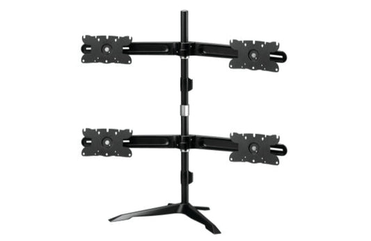 AMR4S32 - Amer Networks QUAD MOUNT MAX 32 INCH DISPLAYS (STAND-STYLE)