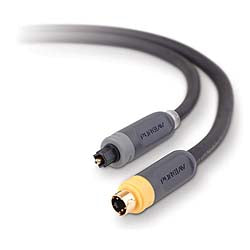 AV22100-12 - Belkin BELKIN PURE AV - VIDEO / AUDIO CABLE - S-VIDEO / DIGITAL AUDIO - 4 PIN MINI-DIN,