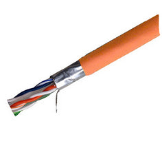 T2404L6PASH-OR - Weltron 1000FT ORANGE CAT6 550MHZ STRANDED STP C