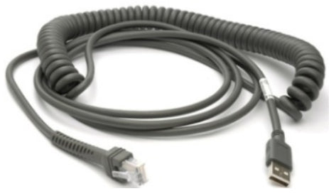 Zebra CBA-U29-C15ZBR USB cable 179.9" (4.57 m) USB 2.0 USB A Black